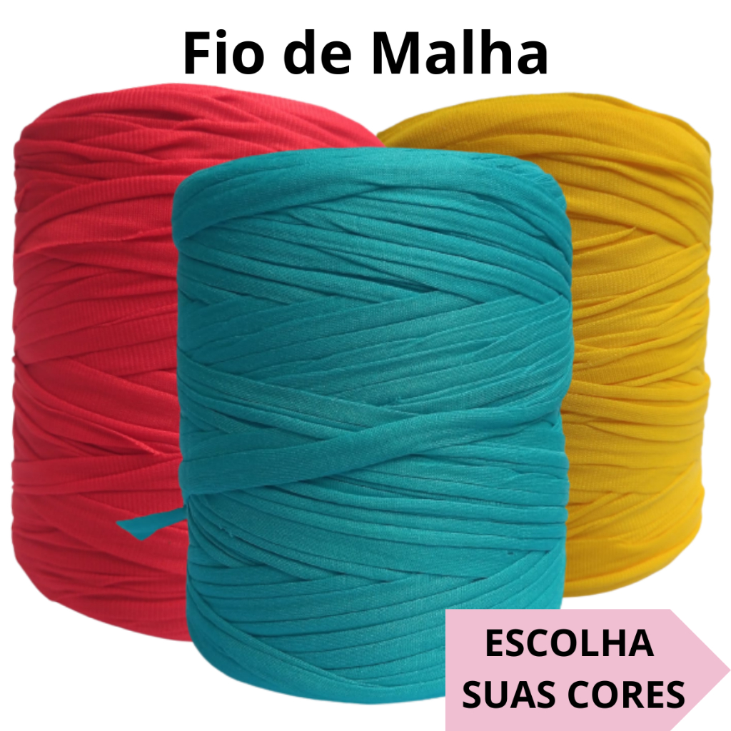 Fio de Malha Residual Recomendado para Bolsas e Cestos Ótima Qualidade
