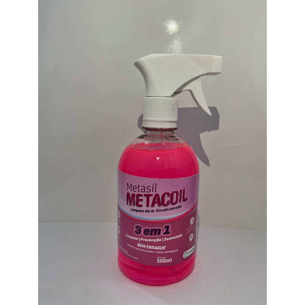 Limpeza Ar Condicionado Metasil Sem Enxague Metacoil 500ml