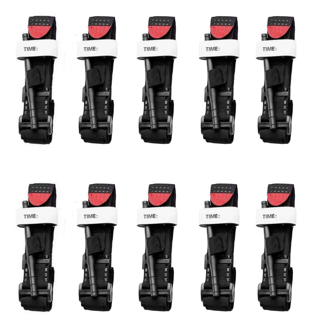 10 un. Torniquete Médico Tático Militar treinamento Aph Socorrista Samu Primeiros Socorros