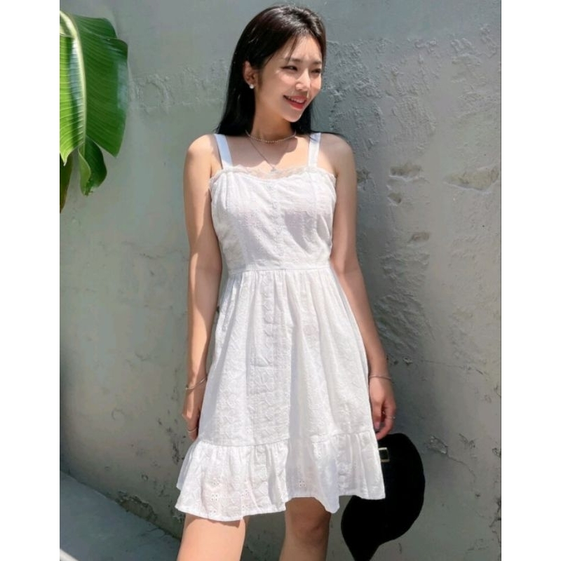 Summer Mini Dress Fairy White Dress Women Harajuku Korean Style Sexy Short  Sleeve Casual Cute Kawaii Sundress Vestido De Mujer