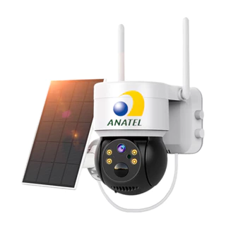 Câmera De Segurança Energia Solar Q6 Sem Fio Externa Ip Wifi