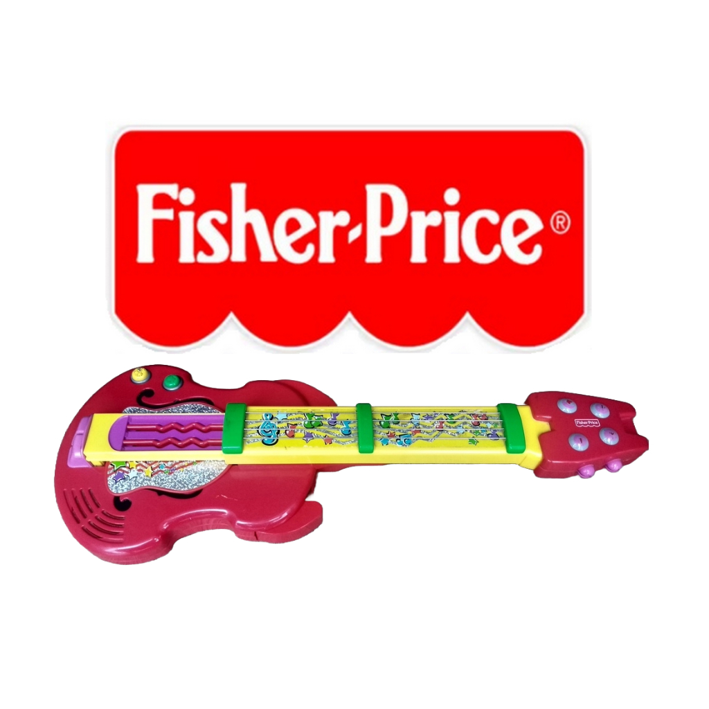 Guitarra/violino Fisher Price 2001 Infantil Com Sons Price Bach