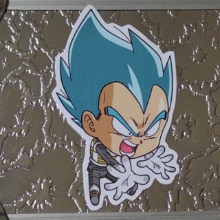 Adesivo Holográfico Vegeta Deus Super Saiyajin II