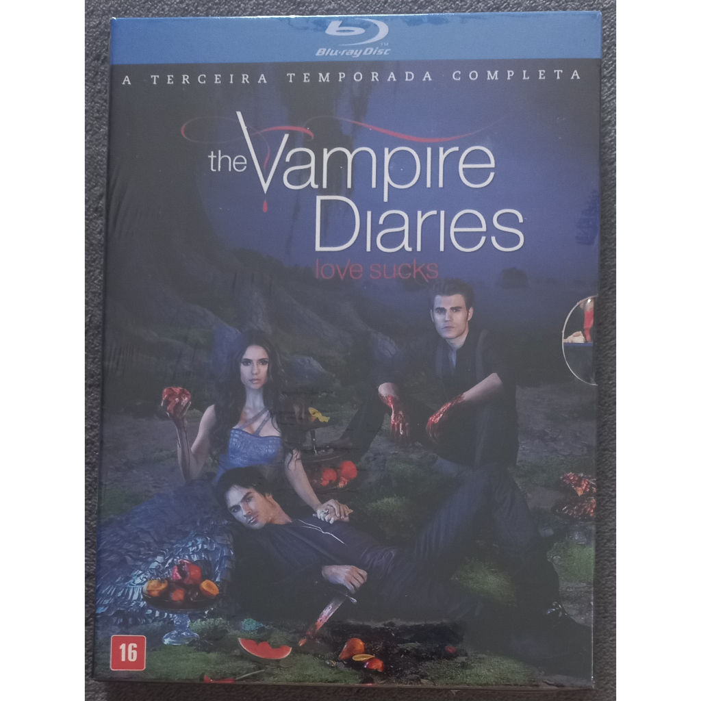 [LACRADO] Blu-ray Box • The Vampire Diaries - 3° Temporada Completa ...