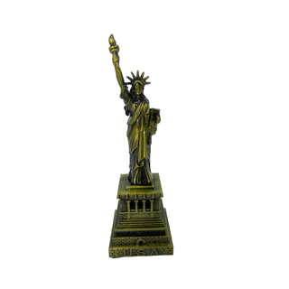 Enfeite Estátua da Liberdade Metal Tamanho Pequeno