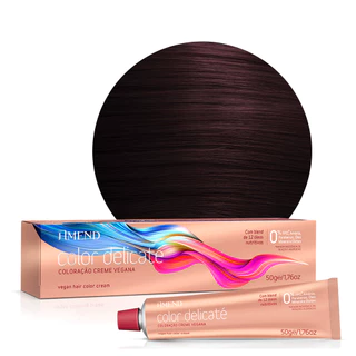 Amend Coloração Color Delicaté 4.62 Castanho Vermelho Irisado 50g em Oferta na Shopee