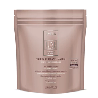 AMEND PÓ DESCOLORANTE LUXE CREATIONS BLONDE CARE 300G em Oferta na Shopee
