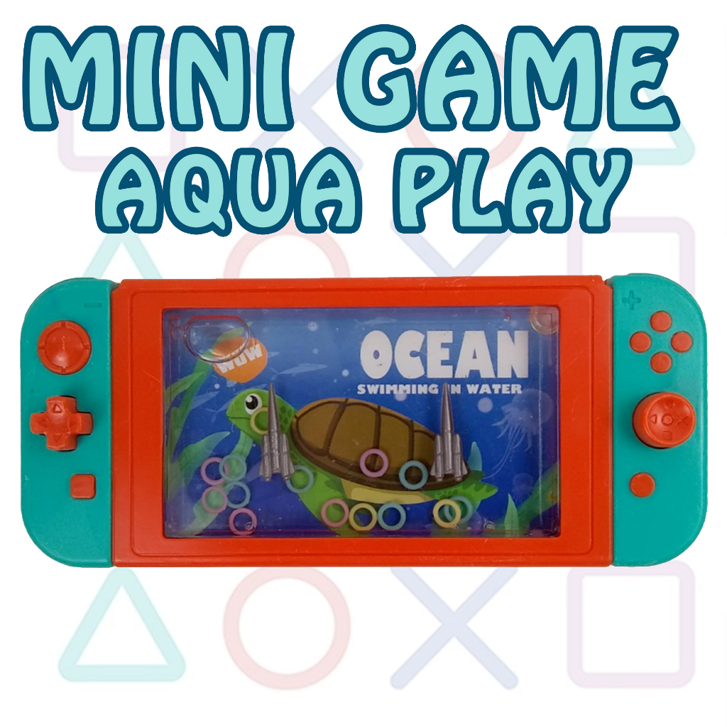 Jogo de Argolas Mini Game de Água Aquaplay Dinossauro Anti