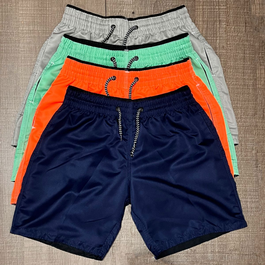 Bermuda Infantil Algodão - Shorts Com Cordão Para Meninos E Meninas 3-12 Anos