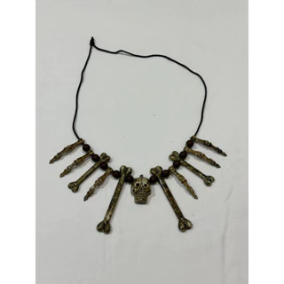 colar de ossos festa fantasia halloween cosplay carnaval