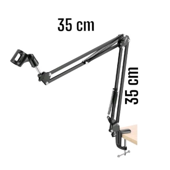 Braço articulado suporte para microfone