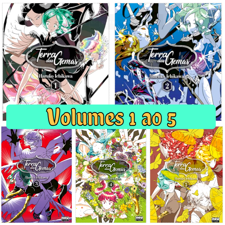 Mangá TERRA DAS GEMAS Volumes 1,2,3,4,5,6,7 ( Novo - Lacrado) Português