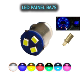 Kit Lâmpada Led Ba7s 12v Painel Fusca Kombi Até 74 todos com soquete de latão