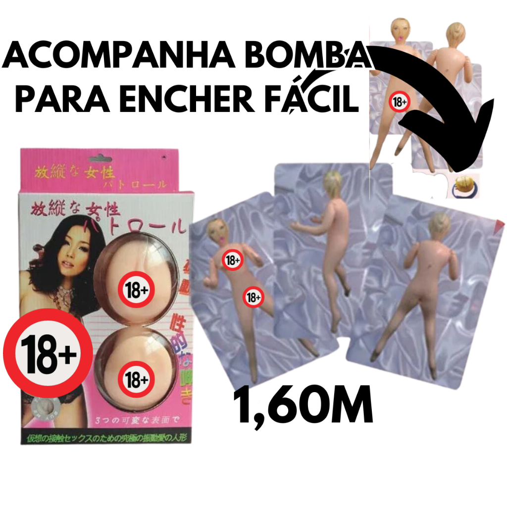 BONECA INFLAVEL SIMPLES - AMIGO INIMIGO SECRETO PRESENTE