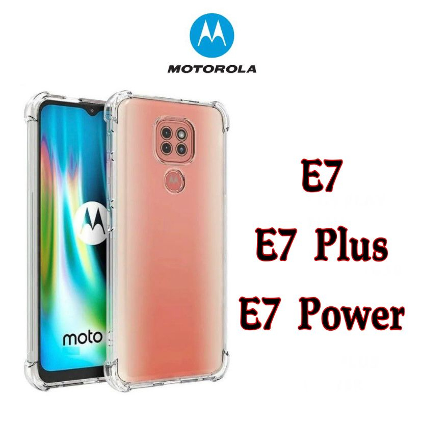 Capa transparente capinha TPU Anti Shock impacto MOTO E7 E7PLUS E7POWER