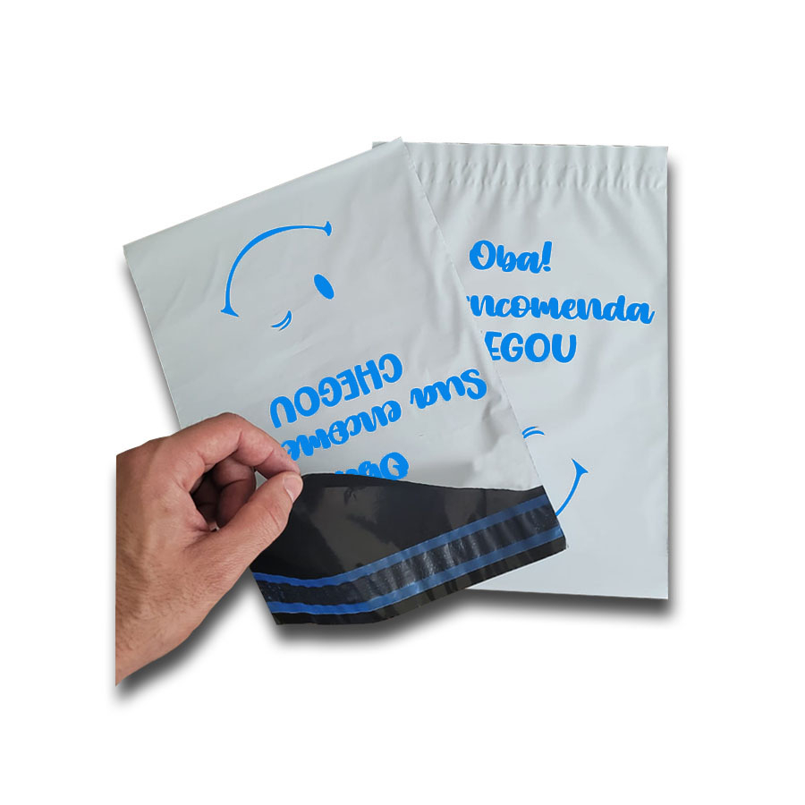 Kit Envelopes de Segurança 32X40 Personalizados Escrita OBA AZUL - Para ...