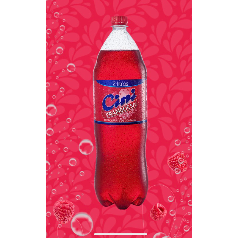 refrigerante CINI Framboesa 2 Litros gasosa