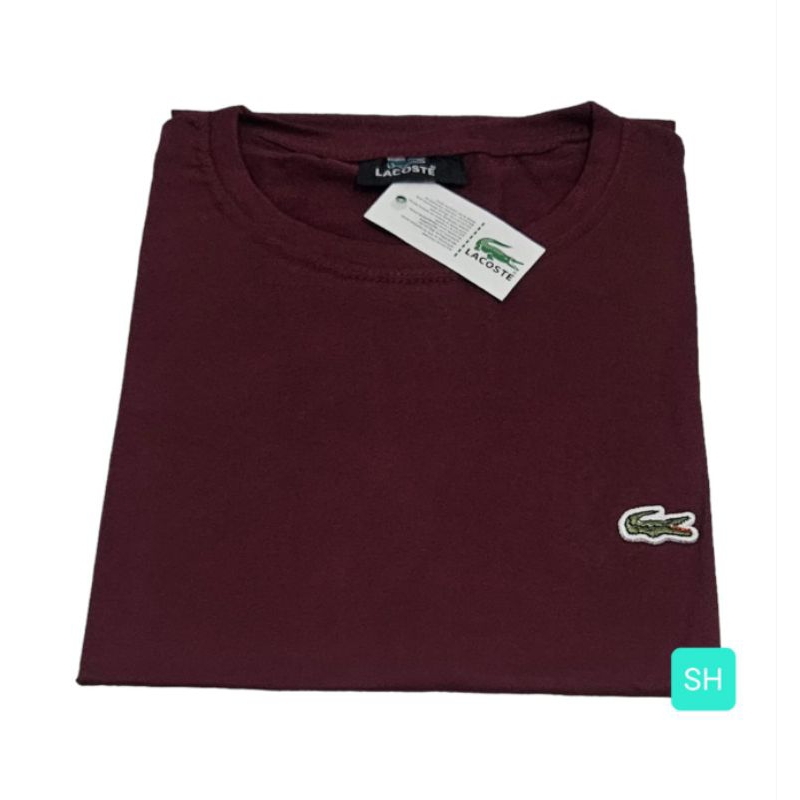 29,99 Camiseta Lisa Bordado Lacoste Tecido Algodão Super Promoção 100%