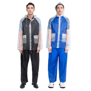 Kit Capa de Chuva Adulta Masculina Feminina