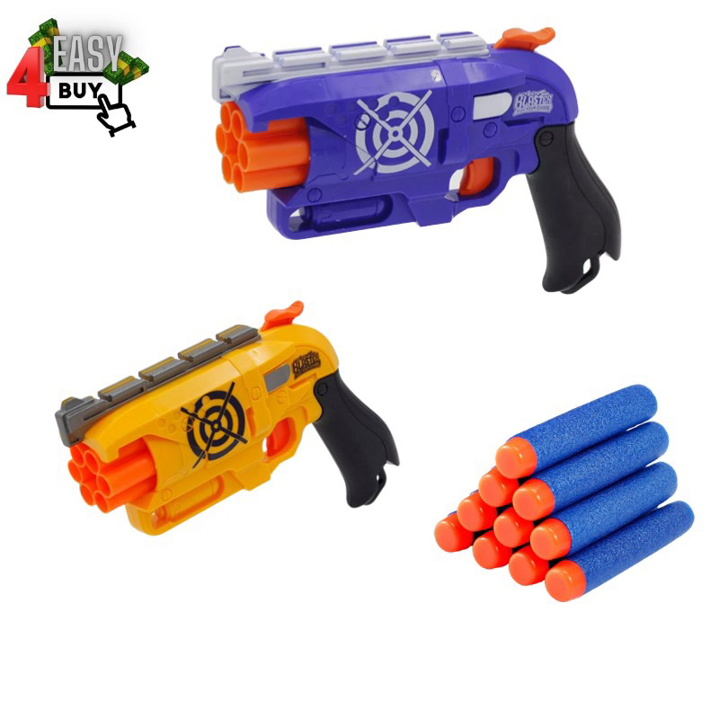 Arma Nerf Strike + Colete + Pulseira + 30 Dardos Brinquedo