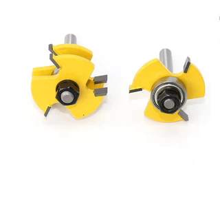 Conjunto De 2 Peças De 8 Mm Haste Língua Marcenaria