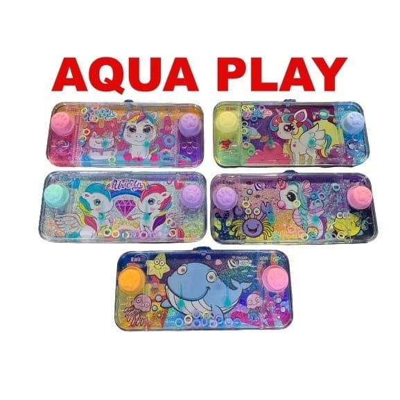 Aquaplay Jogo de Argolas Agua Água De Plástico bolinhas desenho Animais  joguinho Infantil Water Mini Game