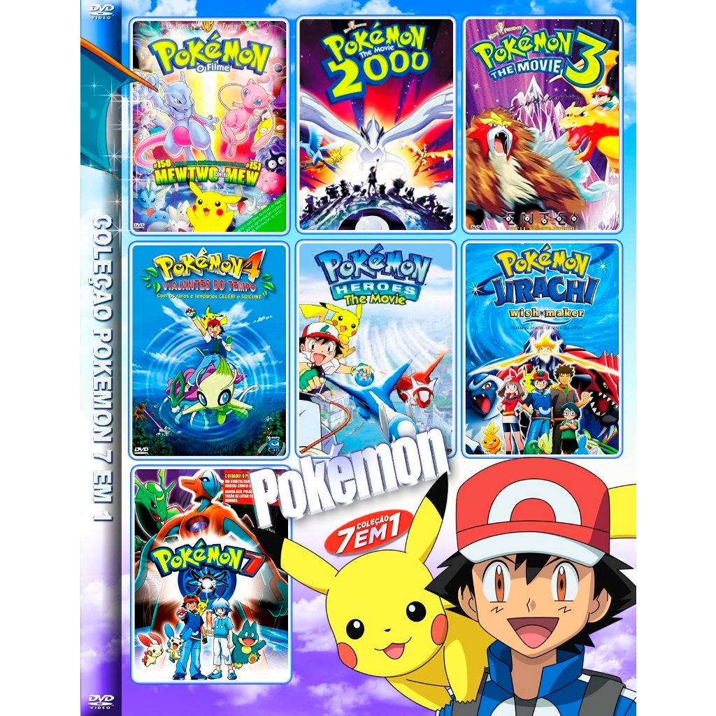 Pokemon Todas As Temporadas Em Dvd