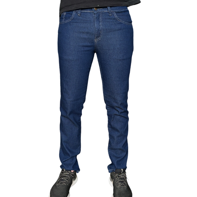 Kit 2 Calça Jeans Masculina Tradicional Reta Slim Com Strech Lycra Elastano