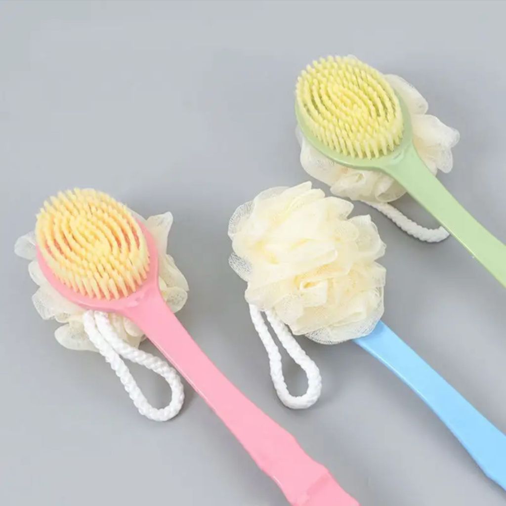 Kit 3 Escovas Banho Cães - Massagem E Limpeza - Com Alça Ajustável