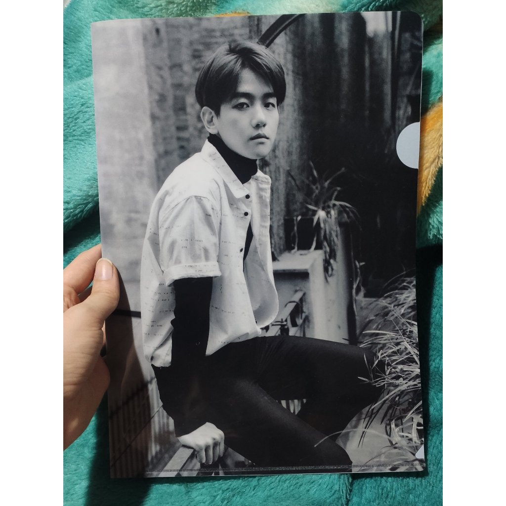EXO Baekhyun - pasta / clear file (oficial) | Shopee Brasil