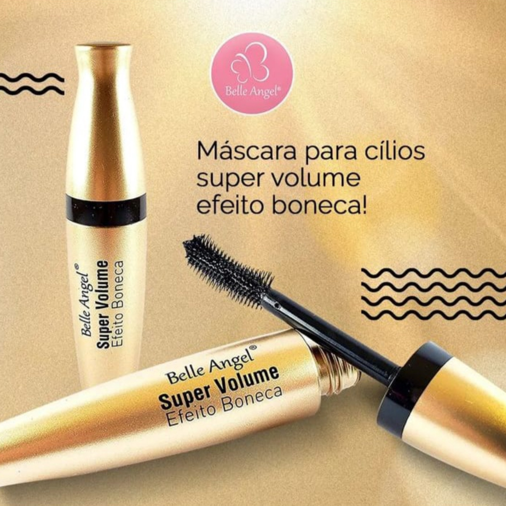 Máscara De Cílios Super Volume Efeito Boneca 18ml - Belle Angel ...