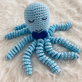 Polvo Amigurumi / Polvinho / Calmante para o bebê / Naninha Polvinho