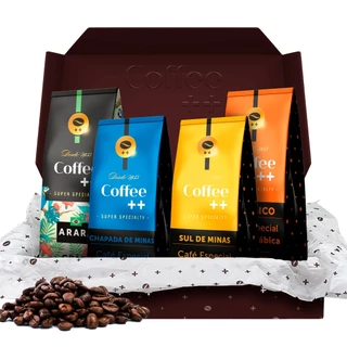 Kit 4 Pacotes Café Especial Em Grãos Coffee Mais Variedades - 4 x 250g
