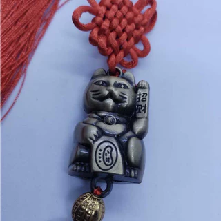 Amuleto Gato da sorte, Prosperidade, fortuna, Lindo ótimo acabamento com 5 moedas