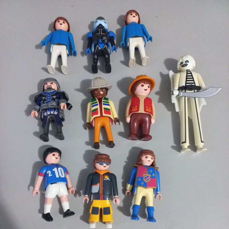 Lote Playmobil Sorveteiro Crianças Bonecos Geobra Trol