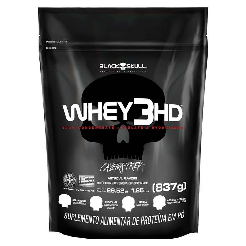 Whey 3HD 837G – Refil – Blackskull