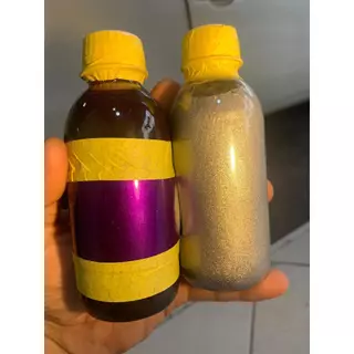 Tinta automotiva poliester candy roxo 200ml kit