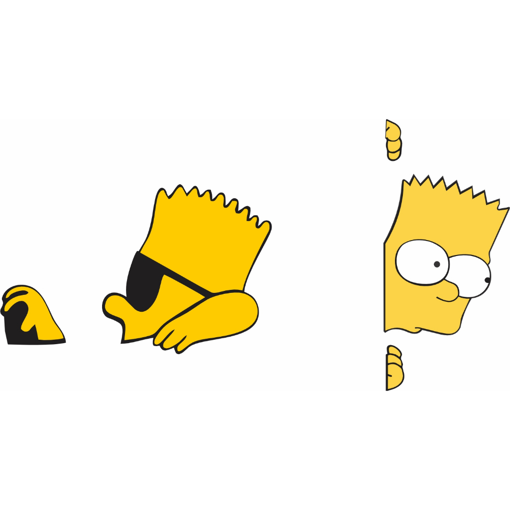 Bart triste desenho