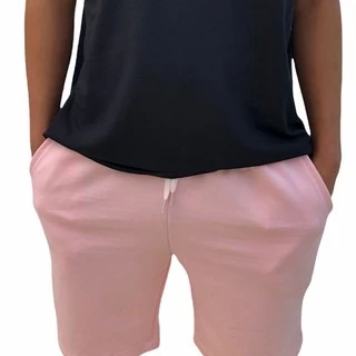 Bermuda moletom flanelado unissex