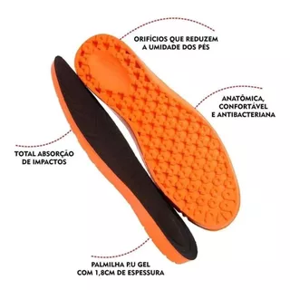 Palmilha Gel Ortopédica Macia Confortável Para Quem Tem Dores no Pé ou Trabalha em Pé
