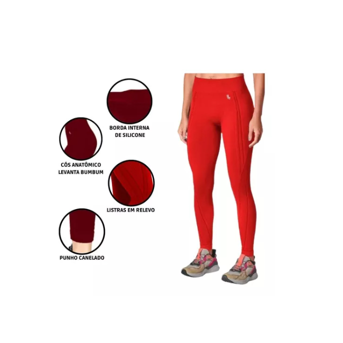 Calça Legging Lupo Feminina Act Seamless Sportwear 71716-001 - moda  principal