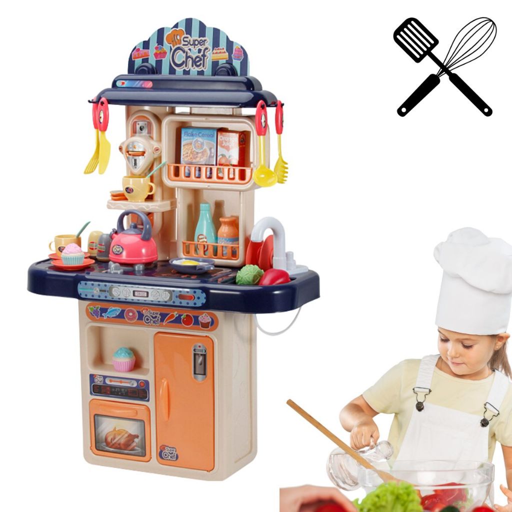 Cozinhar e assar conjunto Chef Set compatível com brinquedos de men