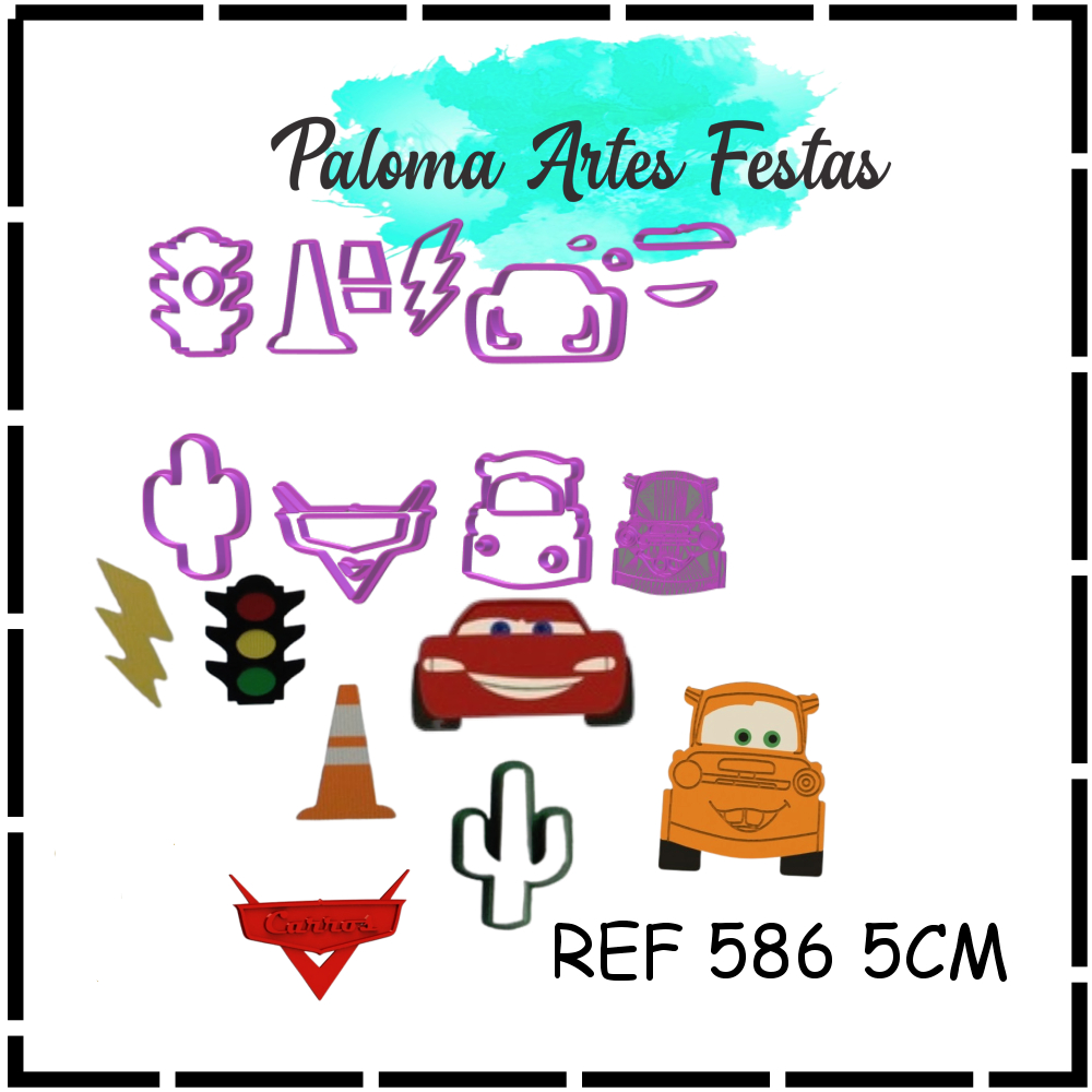 Cortador Kit Carros 5cm Pasta Americana Biscuit Pla Shopee Brasil