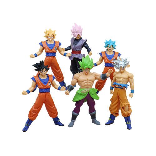 Dragon Ball GT Z Action Figure Boneco Colecionável Android 17 Goku Pan  Vegeta Trunks Sayajin 4, 6-8 cm