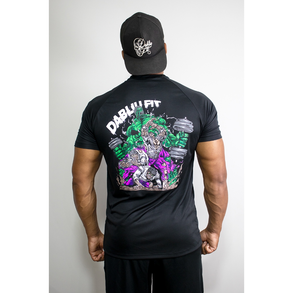 Camisa Dry Academia Musculação Crossfit Hulk Coleção Marvel