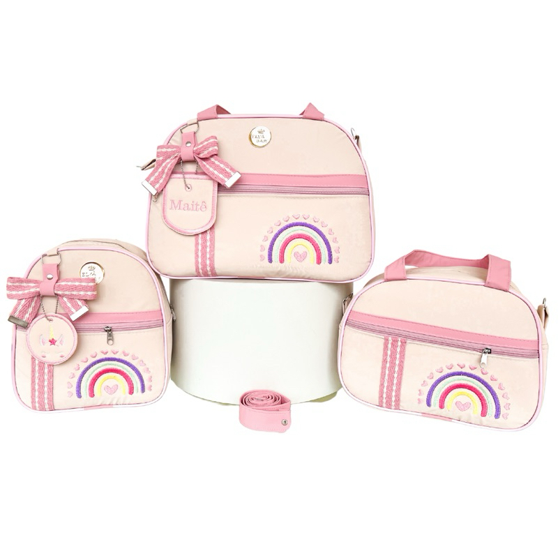 Bolsa Maternidade Personalizada Menina Kit Bolsa Maternidade Personalizada Nome do Bebê