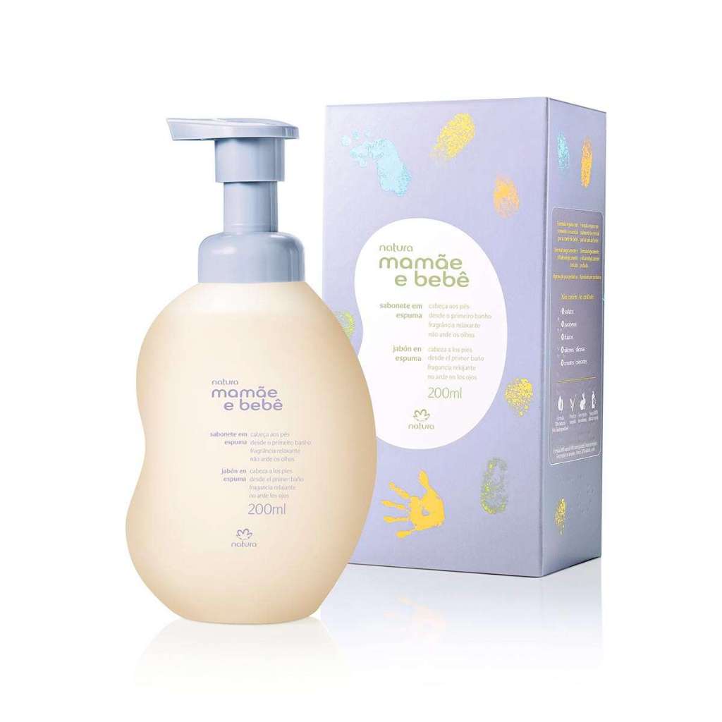 Sabonete Líquido Relaxante Natura Mamãe e Bebê 200m | Shopee Brasil