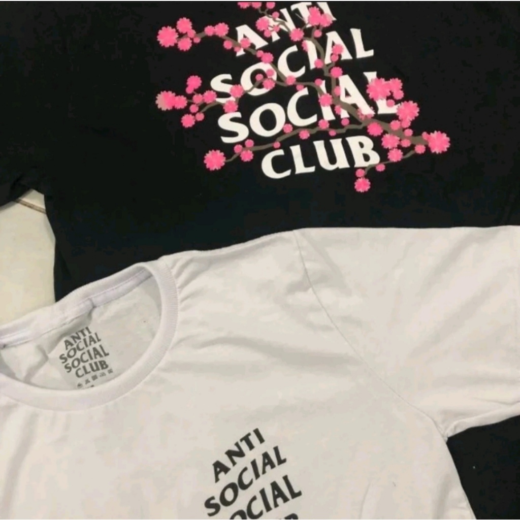 Camiseta Anti Social Club Teia skate - Modelo unissex - Escorrega