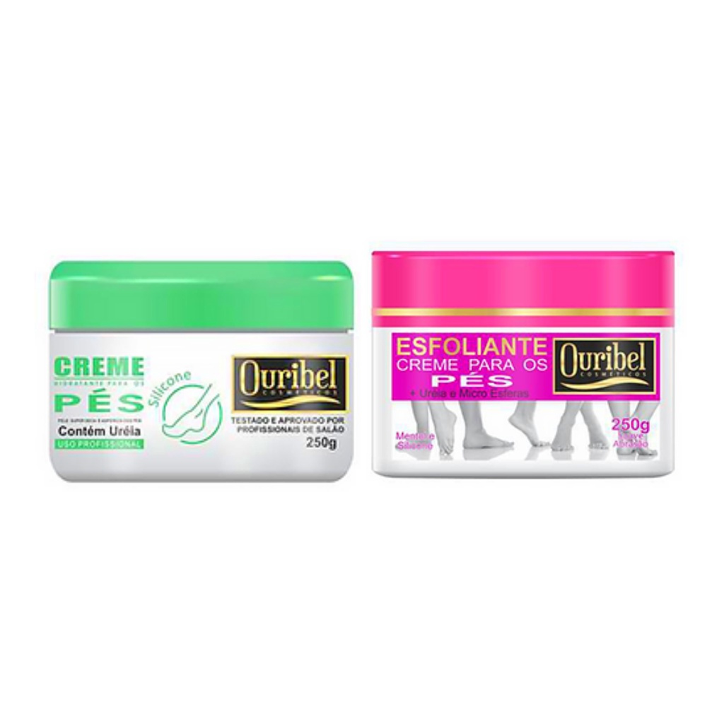 Kit Creme Hidratante Para Os Pés Ouribel (Hidratante + Esfoliante ...