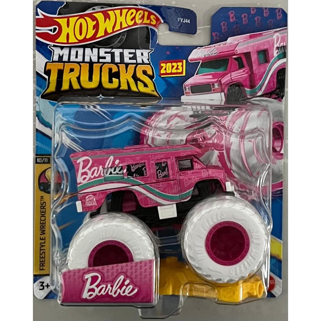 Hot Wheels Monster Trucks Rosa Brilha no Escuro - Mattel